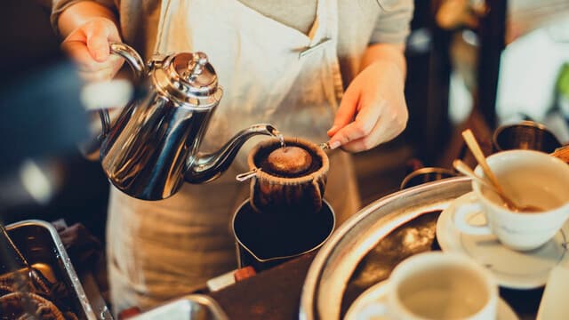 Morihiko: Handgebrühter Kaffee in einem historischen Haus