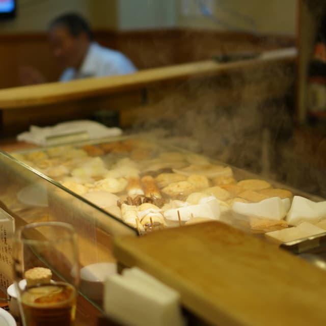 Ogura: Klassischer Oden-Tresen in Ginza