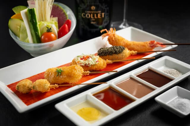 Ginza Rokukakutei Ginza ten: Raffiniertes Kushiage Omakase