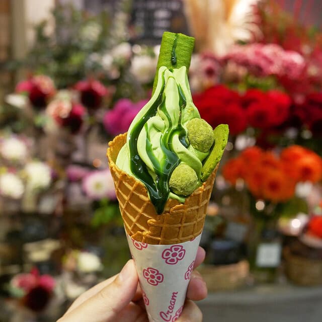 Cha no Ikedaya: Intensives Matcha-Softeis & Tee