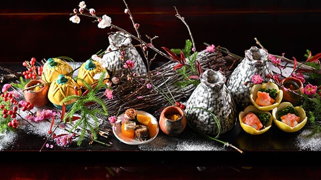 Kashiwade no Tsukasa Suikouan: Kaiseki nach Art der Teezeremonie