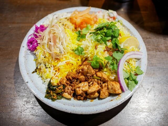 Biryani Senmon Ten INDIA GATE: kreatives Biryani im Kyoto-Stil