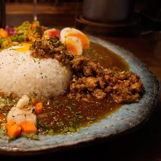 BOTANI:CURRY: theatralische Curry-Teller in Osaka