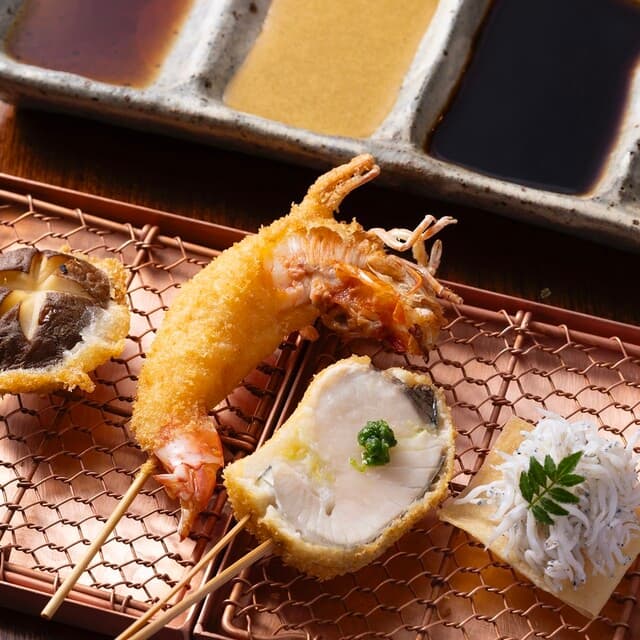 Kushikatsu Daibon: Kushiage-Omakase der Spitzenklasse