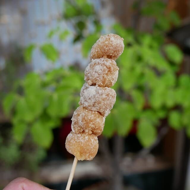Dango Sho Yagi ten: Handgemachte Kinako Dango