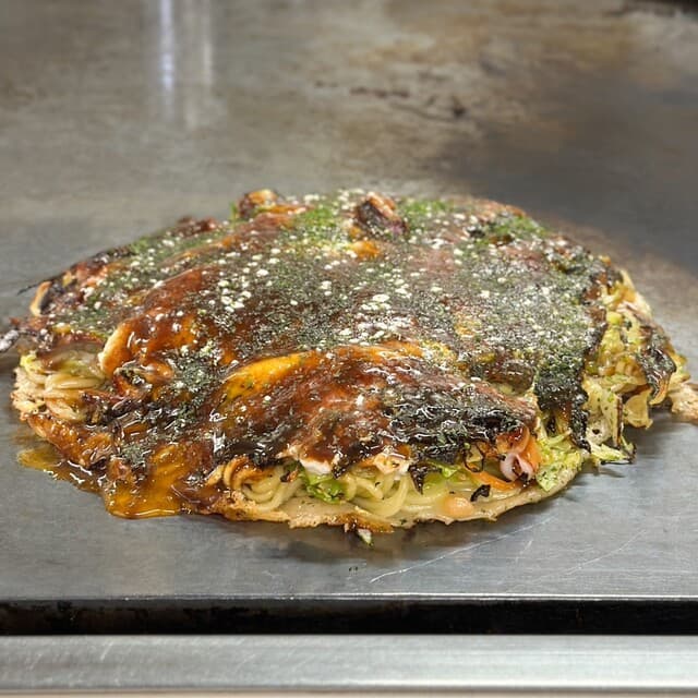 Okonomiyaki Tecchan Honten: Klassisches Okonomiyaki nach Mihara-Art