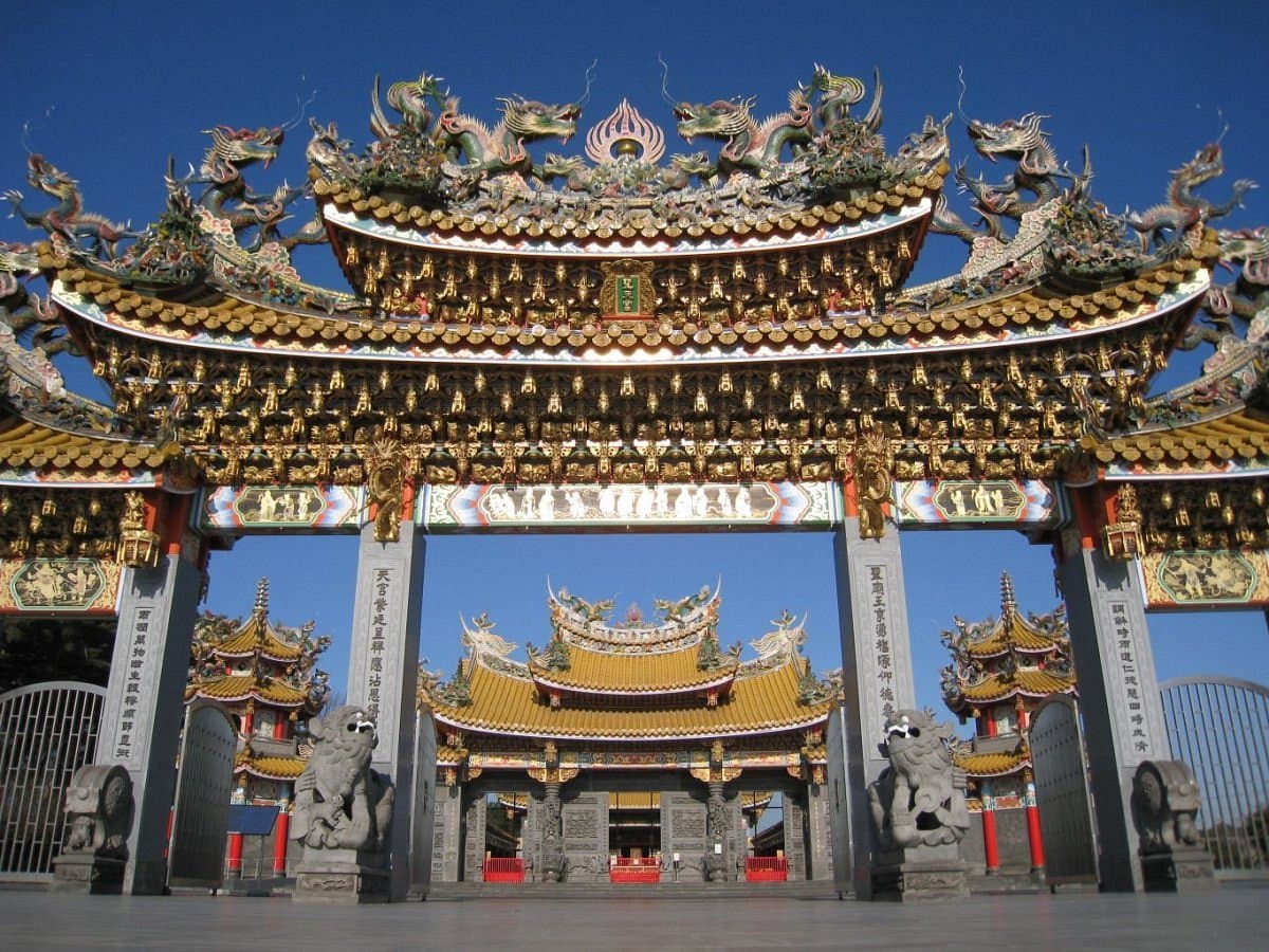 Fünftausend Fliegende Drachen Seitenkyu Tempel