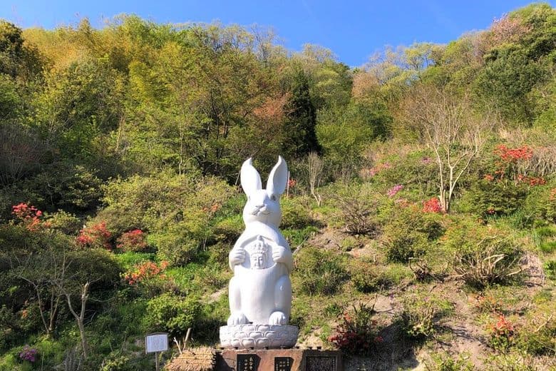 Kaninchen-Kannon-Statue des Chokokuji-Tempels