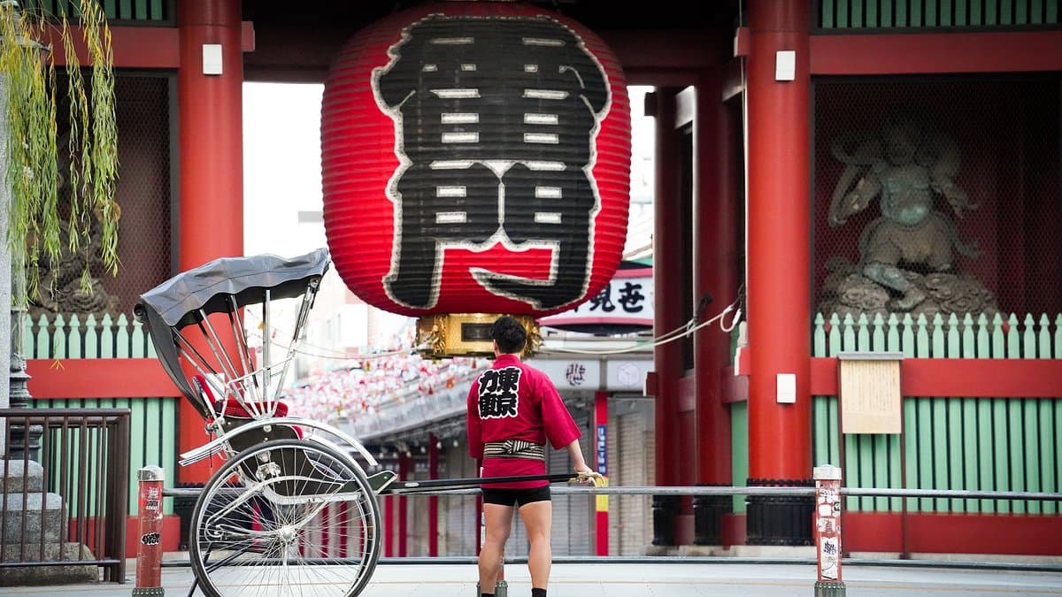 Rikscha-Touren in Tokio Asakusa
