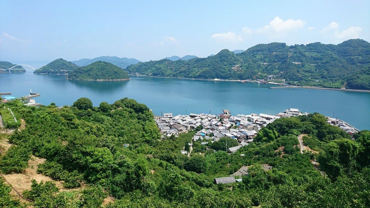 Mitarai-Gebiet auf der Insel Osaki Shimo-jima