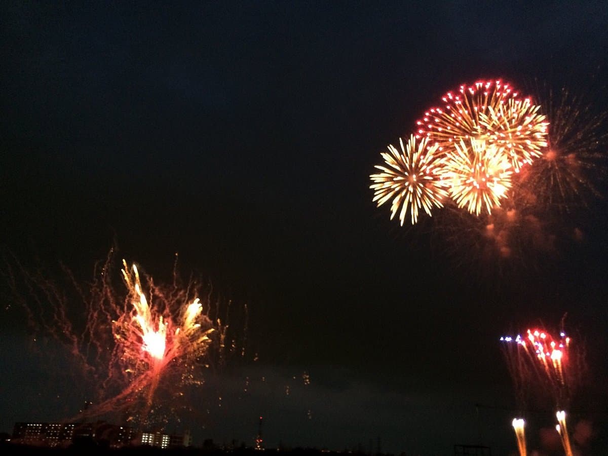 Todabashi-Feuerwerk