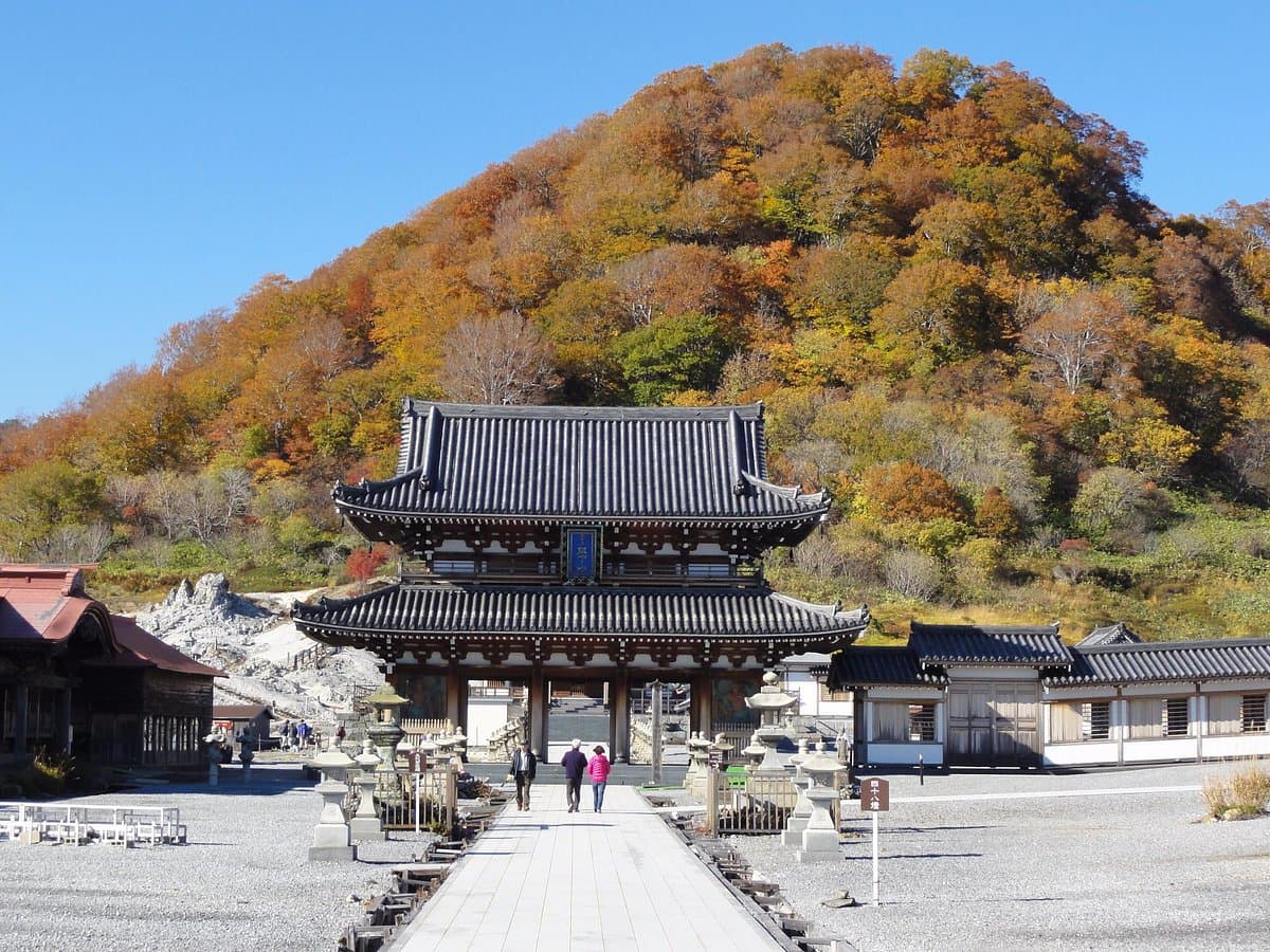 Berg Osore Bodaiji Tempel