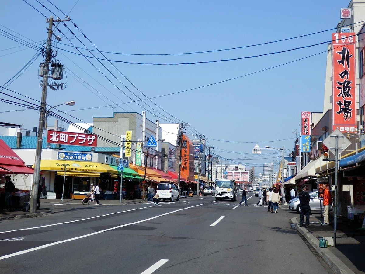 Sapporo Zentraler Großhandelsmarkt Jogai