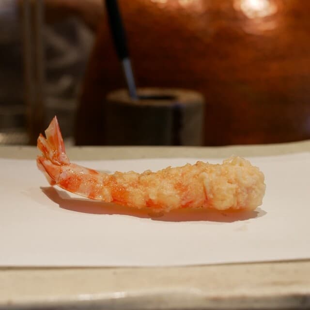 Tempura Aratamikawa: Omakase-Tempura am Tresen
