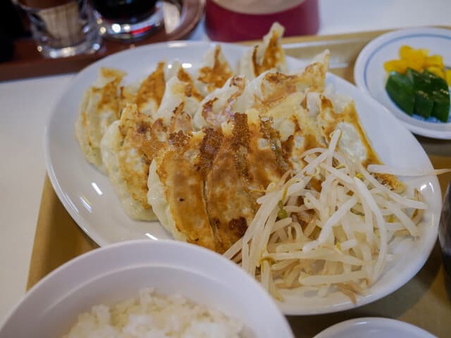 Kibori: Hamamatsu-Gyoza und Meeresfrüchte-Gyoza seit 1972