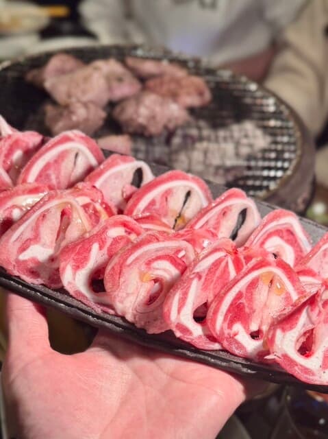 PORKMAN: Schweine-Yakiniku vom Holzkohlegrill