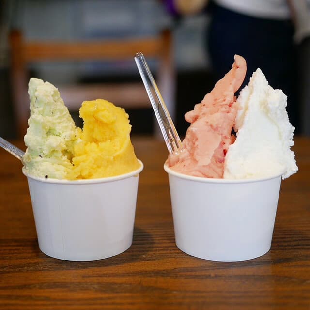 G.ELM: Gelato aus Hofmilch und Früchten von Awaji